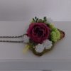 Romantic rose boho necklace