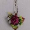 Romantic rose boho necklace