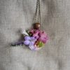 Romantic floral necklace,